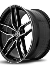 Curva Concepts CFF25 Flow Forged Wheels 20x10 40mm Gloss Black Machine Face                                     - CFF25-2010BLNK4073BMF - Image 2