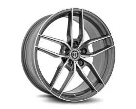 Curva Concepts CFF25 Flow Forged Wheels 20x10 40mm Gun Metal Machine Face