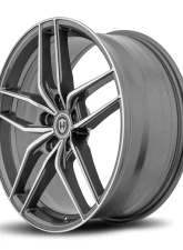 Curva Concepts CFF25 Flow Forged Wheels 20x10 40mm Gun Metal Machine Face                                     - CFF25-2010BLNK4073GMMF - Image 2