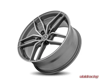 Curva Concepts CFF25 Flow Forged Wheels 20x10 40mm Gun Metal Machine Face - CFF25-2010BLNK4073GMMF