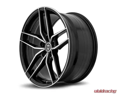 Curva Concepts CFF25 Flow Forged Wheels 20x8.5 5x114.3 35mm Gloss Black Machine Face - CFF25-20851143573BMF