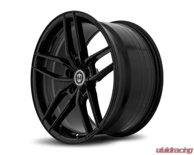 Curva Concepts CFF25 Flow Forged Wheels 20x8.5 35mm Gloss Black - CFF25-2085BLNK3573BLK
