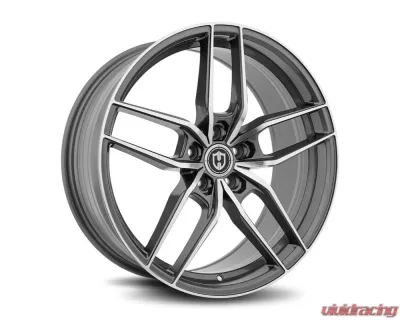 Curva Concepts CFF25 Flow Forged Wheels 20x8.5 35mm Gun Metal Machine Face - CFF25-2085BLNK3573GMMF