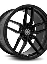 Curva Concepts CFF25 Flow Forged Wheels 20x9 5x112 35mm Gloss Black                                     - CFF25-20901123566BLK - Image 3