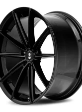 Curva Concepts CFF46 Flow Forged Wheels 22x10.5 25mm Gloss Black                                     - CFF46-22105BLNK2571BLK - Image 2
