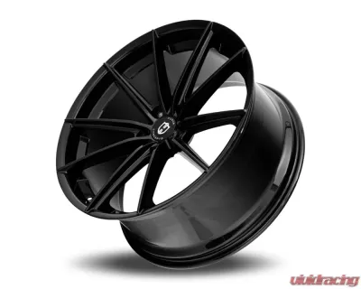 Curva Concepts CFF46 Flow Forged Wheels 22x10.5 45mm Gloss Black - CFF46-22105BLNK4571160BLK