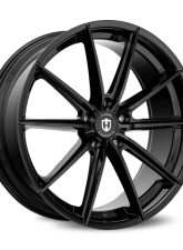 Curva Concepts CFF46 Flow Forged Wheels 22x9 5x112 35mm Gloss Black                                     - CFF46-22901123566BLK - Image 3
