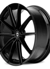 Curva Concepts CFF46 Flow Forged Wheels 22x9 5x112 35mm Gloss Black                                     - CFF46-22901123566BLK - Image 2