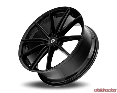 Curva Concepts CFF46 Flow Forged Wheels 22x9 35mm Gloss Black - CFF46-2290BLNK3573BLK
