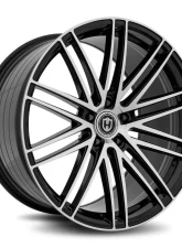 Curva Concepts CFF50 Flow Forged Wheels 20x10.5 5x115 25mm 71.5CB Gloss Black Machine Face                                     - CFF50-201051152571BMF - Image 3