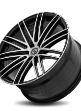 Curva Concepts CFF50 Flow Forged Wheels 20x10.5 5x115 25mm 71.5CB Gloss Black Machine Face                                     - CFF50-201051152571BMF - Image 3