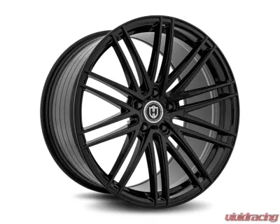 Curva Concepts CFF50 Flow Forged Wheels 20x9 15mm Gloss Black - CFF50-2090BLNK1571BLK