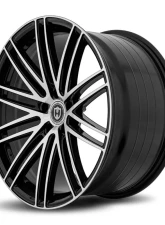 Curva Concepts CFF50 Flow Forged Wheels 20x9 15mm Gloss Black Machine Face                                     - CFF50-2090BLNK1571BMF - Image 2