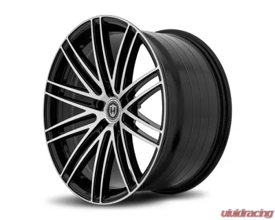 Curva Concepts CFF50 Flow Forged Wheels 20x9 15mm Gloss Black Machine Face - CFF50-2090BLNK1571BMF