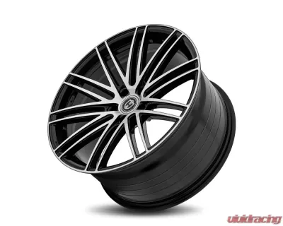 Curva Concepts CFF50 Flow Forged Wheels 20x9 15mm Gloss Black Machine Face - CFF50-2090BLNK1571BMF