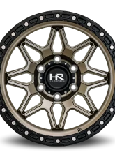 Hardrock Offroad H105 Aluminum Wheel 17x9 6x135 -12 87.1 Matte Bronze-Black B/L                                     - H105-179036112BR - Image 4