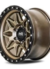 Hardrock Offroad H105 Aluminum Wheel 17x9 6x135 -12 87.1 Matte Bronze-Black B/L                                     - H105-179036112BR - Image 3