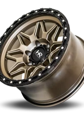 Hardrock Offroad H105 Aluminum Wheel 17x9 6x135 -12 87.1 Matte Bronze-Black B/L                                     - H105-179036112BR - Image 4