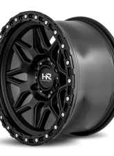 Hardrock Offroad H105 Aluminum Wheel 17x9 5x127 | 5x5 -12 78.1 Matte Black-Black B/L                                     - H105-179073112BB - Image 3