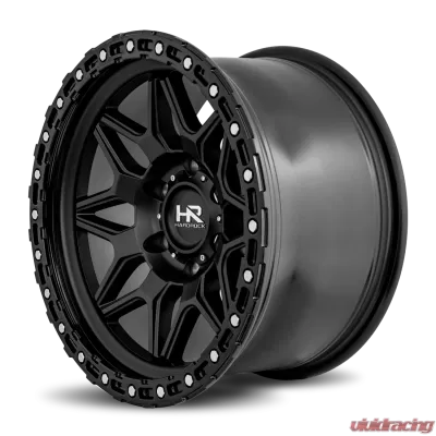 Hardrock Offroad H105 Aluminum Wheel 17x9 5x127 | 5x5 -12 78.1 Matte Black-Black B/L - H105-179073112BB