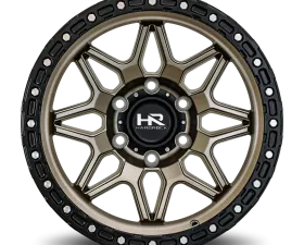 Hardrock Offroad H105 Aluminum Wheel 17x9 6x139.7 1 108 Matte Bronze-Black B/L