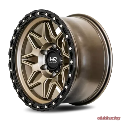 Hardrock Offroad H105 Aluminum Wheel 17x9 6x139.7 1 108 Matte Bronze-Black B/L - H105-179083001BR