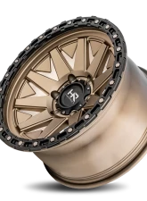 Hardrock Offroad H106 Aluminum Wheel 17x9 6x135 -12 87.1 Matte Bronze-Black B/L                                     - H106-179036112BR - Image 4