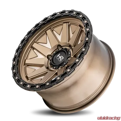 Hardrock Offroad H106 Aluminum Wheel 17x9 6x135 -12 87.1 Matte Bronze-Black B/L - H106-179036112BR