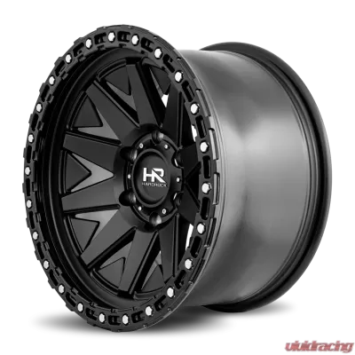 Hardrock Offroad H106 Aluminum Wheel 17x9 5x127 | 5x5 -12 78.1 Matte Black-Black B/L - H106-179073112BB