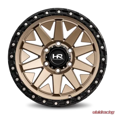 Hardrock Offroad H106 Aluminum Wheel 17x9 6x139.7 1 108 Matte Bronze-Black B/L - H106-179083001BR