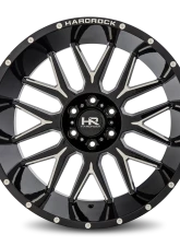 Hardrock Offroad Affliction XPosed Aluminum Wheel 22x12 6x135 -44 87.1 Gloss Black Milled                                     - H500-221236144BM - Image 4