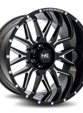 Hardrock Offroad Affliction XPosed Aluminum Wheel 22x12 6x135 -44 87.1 Gloss Black Milled                                     - H500-221236144BM - Image 2
