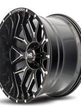 Hardrock Offroad Affliction XPosed Aluminum Wheel 22x12 6x135 -44 87.1 Gloss Black Milled                                     - H500-221236144BM - Image 3