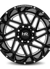Hardrock Offroad Bones XPosed Aluminum Wheel 20x12 5x150 -44 110.3 Gloss Black Milled                                     - H501-201250144BM - Image 4
