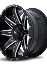 Hardrock Offroad Painkiller XPosed Aluminum Wheel 20x10 6x139.7 -19 108 Gloss Black Milled                                     - H502-201083119BM - Image 3