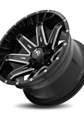 Hardrock Offroad Painkiller XPosed Aluminum Wheel 20x12 5x127 | 5x5 -44 78.1 Gloss Black Milled                                     - H502-201273144BM - Image 4