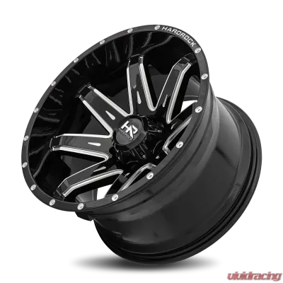 Hardrock Offroad Painkiller XPosed Aluminum Wheel 20x12 5x127 | 5x5 -44 78.1 Gloss Black Milled - H502-201273144BM