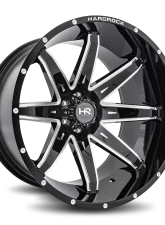 Hardrock Offroad Painkiller XPosed Aluminum Wheel 24x14 6x135 -76 87.1 Gloss Black Milled                                     - H502-241436176BM - Image 2
