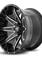 Hardrock Offroad Painkiller XPosed Aluminum Wheel 24x14 6x135 -76 87.1 Gloss Black Milled                                     - H502-241436176BM - Image 3