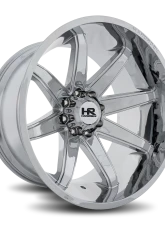 Hardrock Offroad Painkiller XPosed Aluminum Wheel 24x14 5x127 | 5x5 -76 78.1 Chrome                                     - H502-241473176C - Image 2