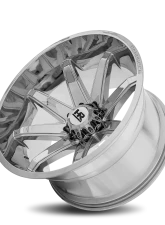 Hardrock Offroad Painkiller XPosed Aluminum Wheel 24x14 5x127 | 5x5 -76 78.1 Chrome                                     - H502-241473176C - Image 4