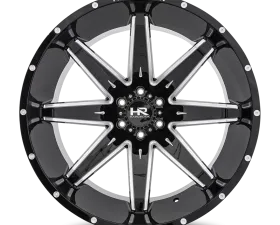 Hardrock Offroad Painkiller XPosed Aluminum Wheel 24x14 8x165.1 -76 125.2 Gloss Black Milled