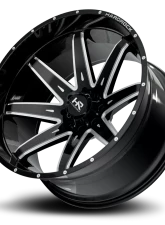 Hardrock Offroad Painkiller XPosed Aluminum Wheel 26x14 6x135 -76 87.1 Gloss Black Milled                                     - H502-261436176BM - Image 4