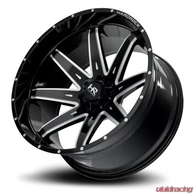Hardrock Offroad Painkiller XPosed Aluminum Wheel 26x14 6x135 -76 87.1 Gloss Black Milled - H502-261436176BM