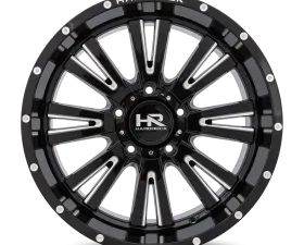 Hardrock Offroad Spine XPosed Aluminum Wheel 20x10 6x135 -19 87.1 Gloss Black Milled