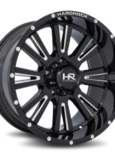 Hardrock Offroad Spine XPosed Aluminum Wheel 20x10 6x135 -19 87.1 Gloss Black Milled                                     - H503-201036119BM - Image 2