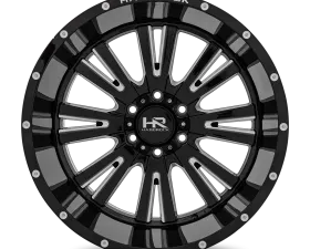 Hardrock Offroad Spine XPosed Aluminum Wheel 20x12 8x165.1 -44 125.2 Gloss Black Milled