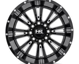 Hardrock Offroad Spine XPosed Aluminum Wheel 22x12 5x150 -44 110.3 Gloss Black Milled