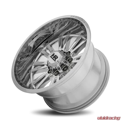 Hardrock Offroad Spine XPosed Aluminum Wheel 22x12 8x170 -44 125.2 Chrome - H503-221270144C