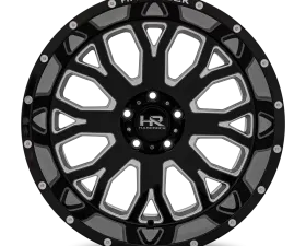 Hardrock Offroad Slammer XPosed Aluminum Wheel 20x12 8x165.1 -44 125.2 Gloss Black Milled